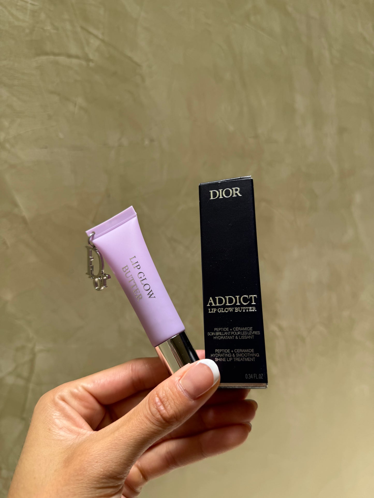 Lip Glow Butter Hydrating Gloss Balm DIOR 102 Glazed Lavender