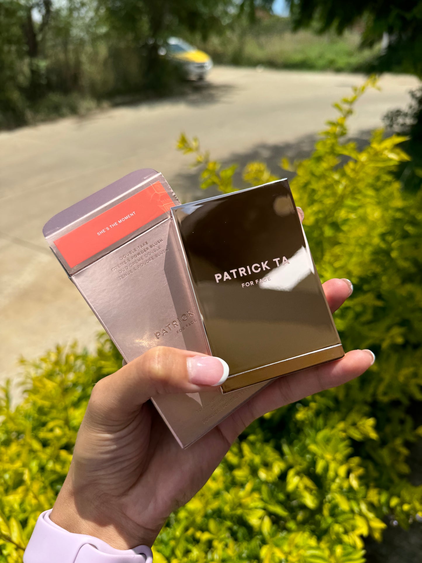 Double Take Crème & Powder Blush Patrick Ta SHE’S THE MOMENT