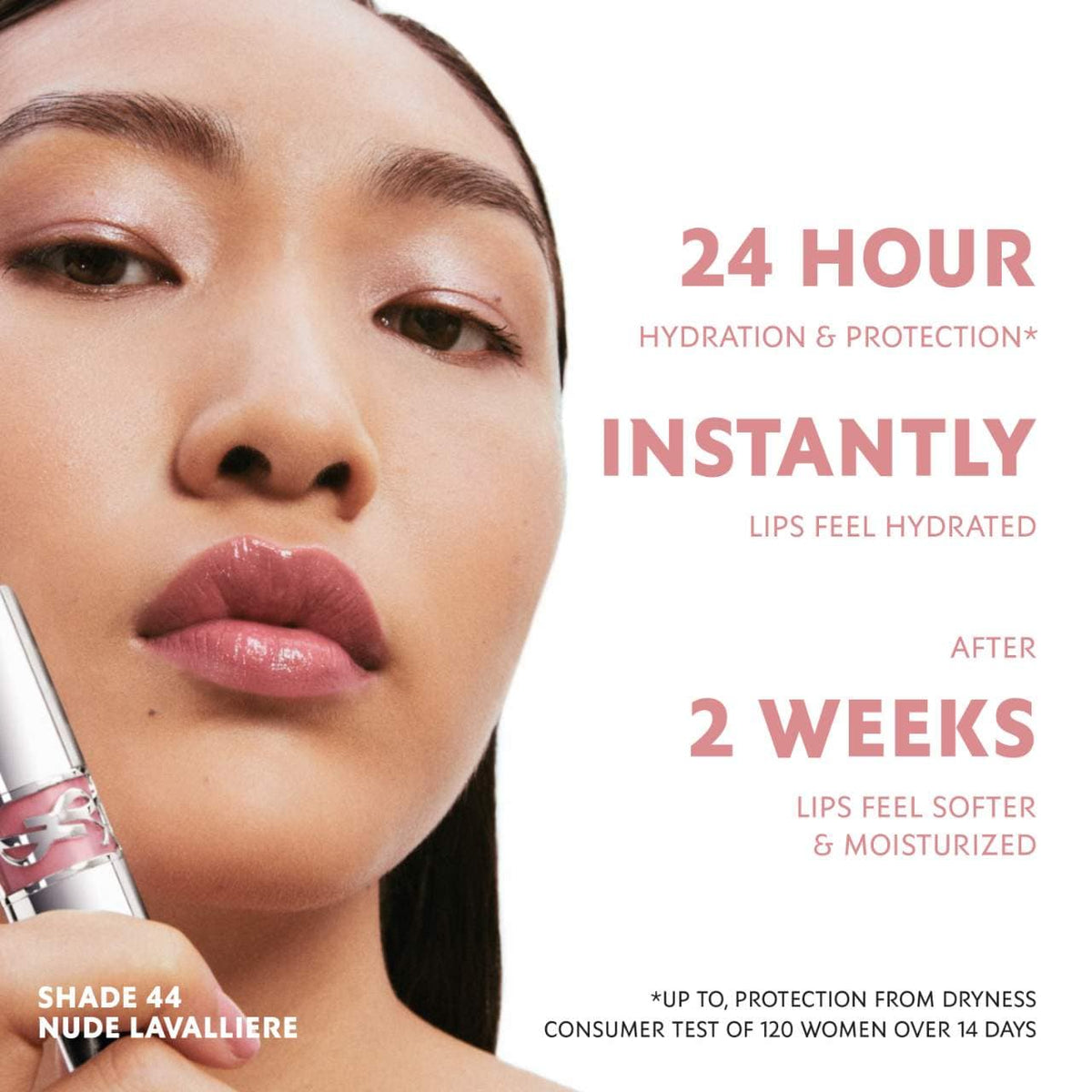 Mini YSL Loveshine Lip Oil Stick Tono- 44 Nude Lavalliere 1.3g