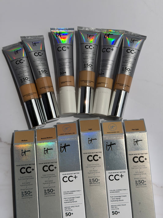IT Cosmetics-CC+ Cream Full Coverage Color Correcting Foundation with SPF 50+