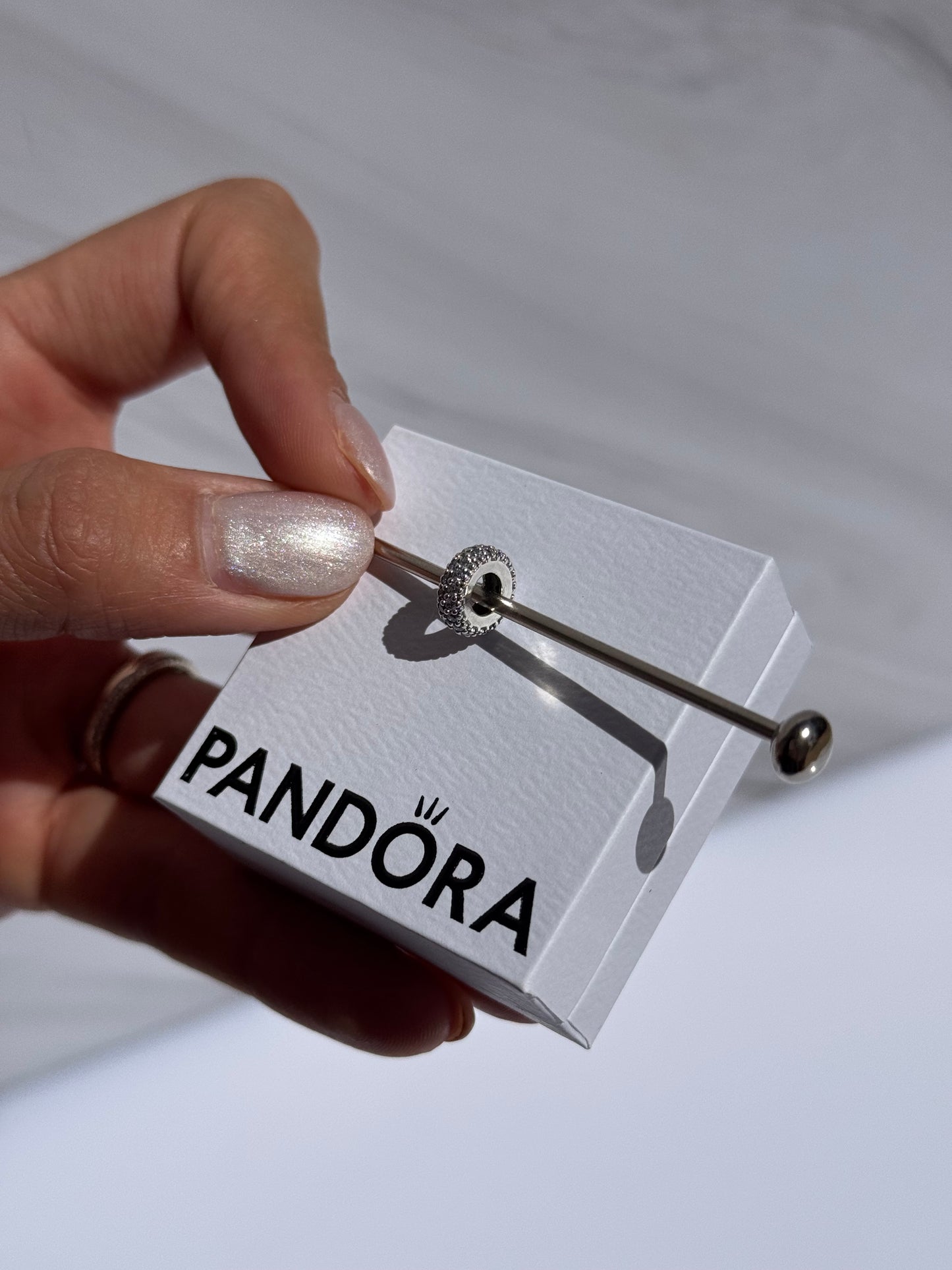 Charm Separador Brillante Transparente PANDORA
