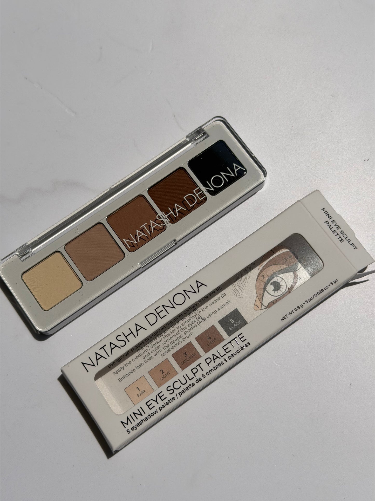 NATASHA DENONA-Mini Eye Sculpt Eyeshadow Palette-NEUTRAL