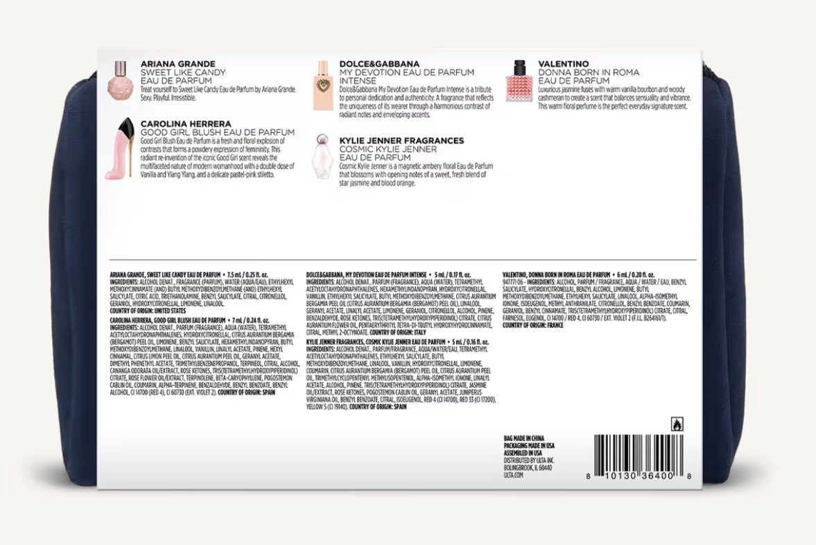 PREVENTA- The Vanilla Fragrance Edit mini perfumes set