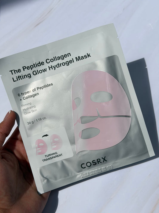 Cosrx The Peptide Collagen Lifting Glow Hydrogel Mask Facial