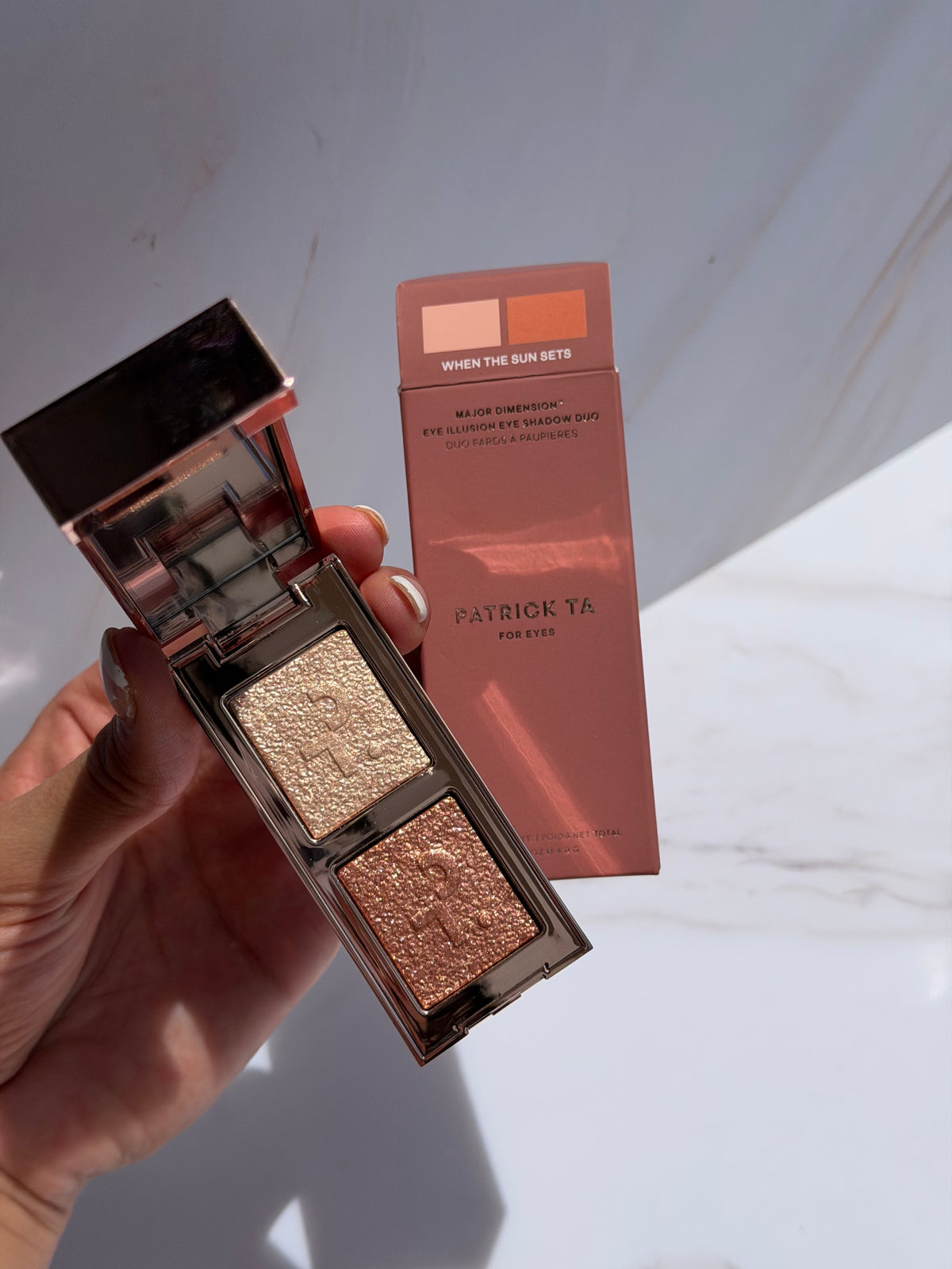 PATRICK TA- Major Dimension Eye Illusion Eyeshadow Duo- When the sun sets