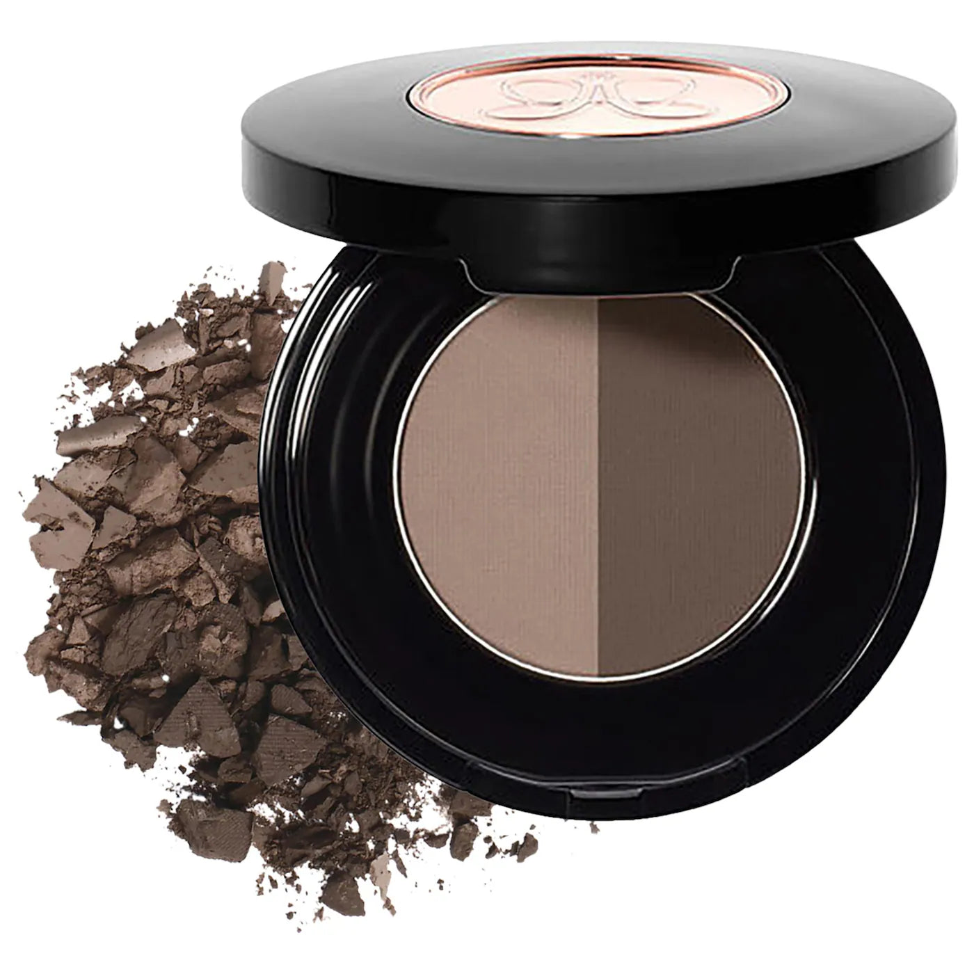 Anastasia Beverly Hills Brow Powder Duo Dual-Shade Powder Eyebrow Makeup Tono- DARK BROWN
