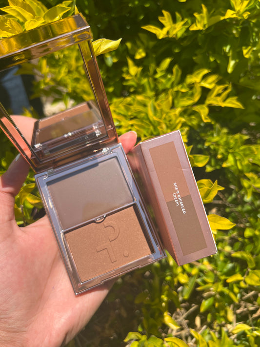 Major Sculpt Crème Contour Powder Bronzer Duo Patrick Ta SHE’S CHISELED (DEEP)