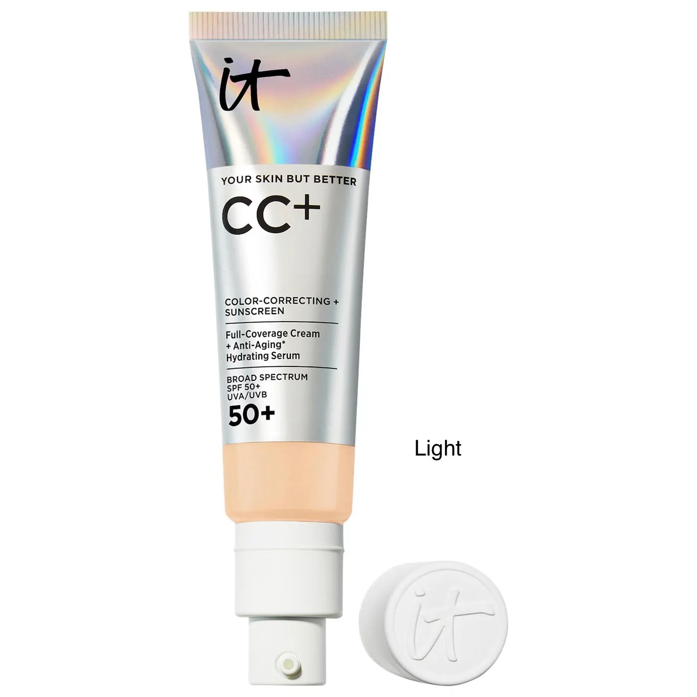 IT Cosmetics-CC+ Cream Full Coverage Color Correcting Foundation with SPF 50+
