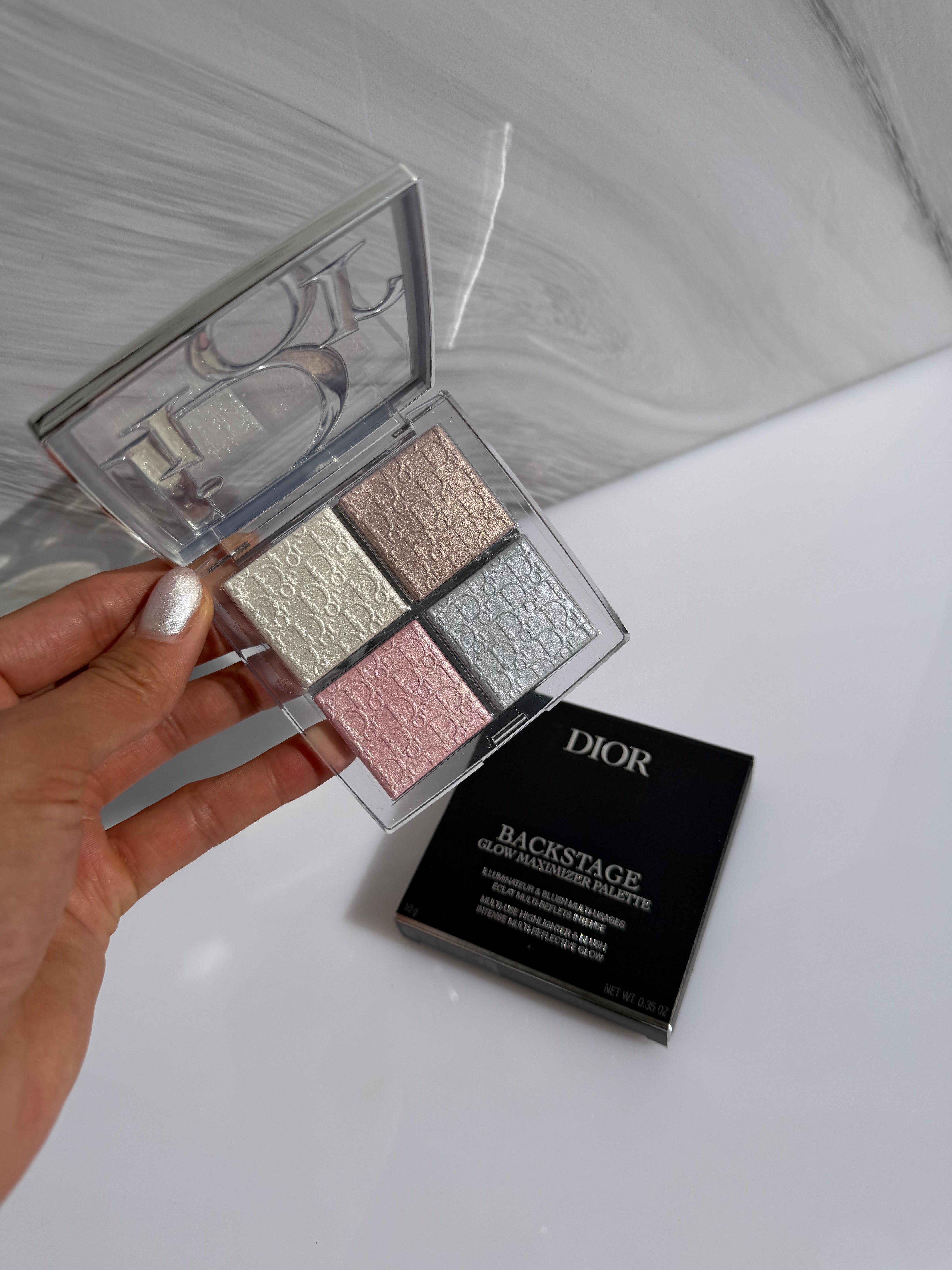 DIOR Backstage Glow Maximizer Face Palette 002 Frosted Opal Glow
