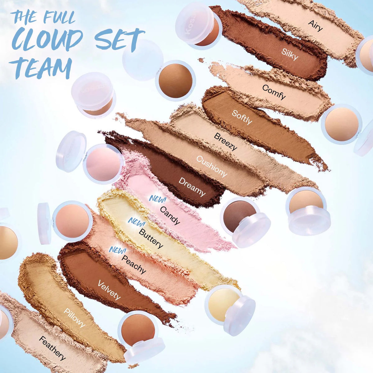Kosas- Mini Cloud Set Setting Powder
Baked Setting + Smoothing Powder 2g