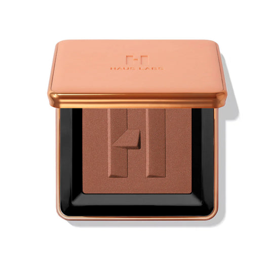 HAUS LABS BY LADY GAGA Power Sculpt Velvet Talc-Free Powder Bronzer- Amber Horizon Medium