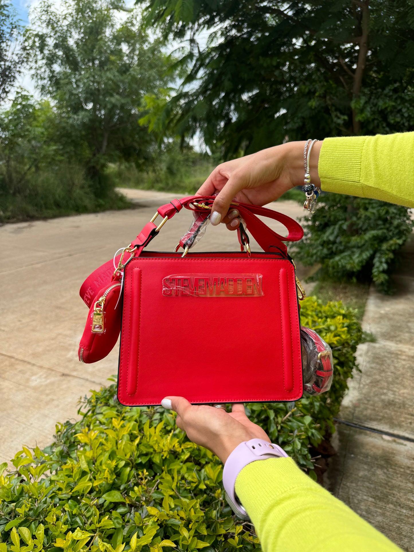 Evelyn Bag Steven Madden Roja