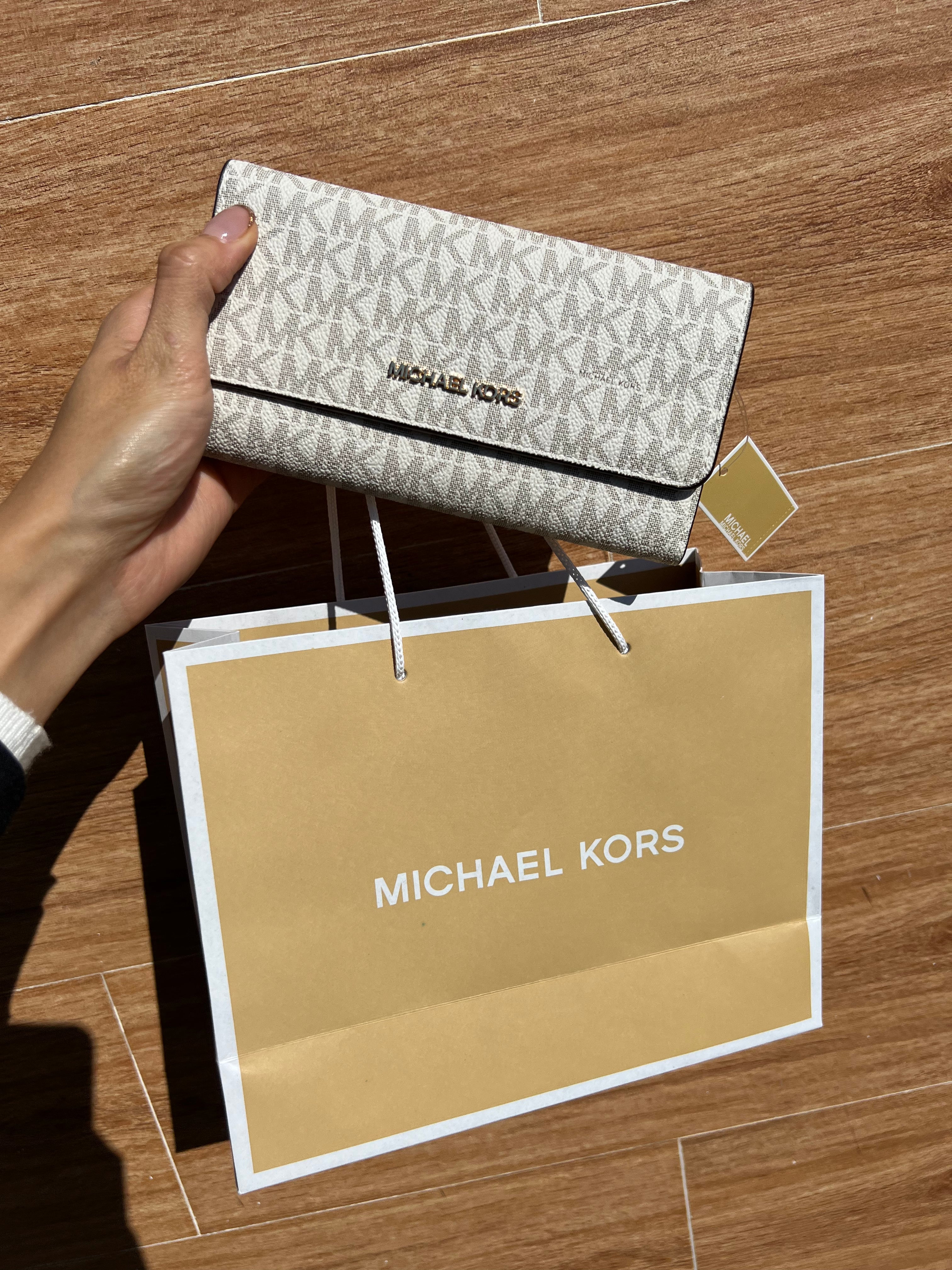 Cartera michael 2024 kors blanca