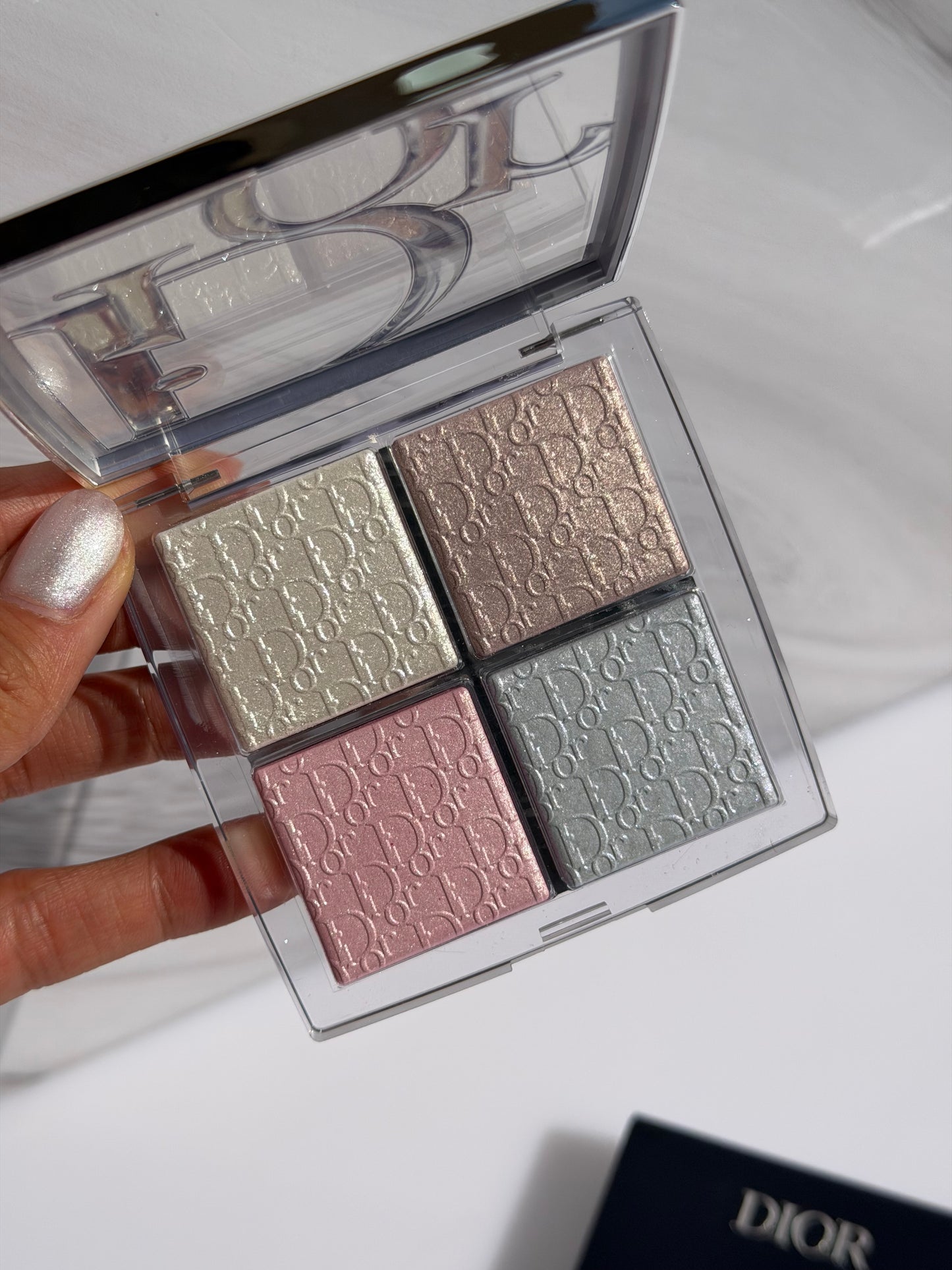 DIOR Backstage Glow Maximizer Face Palette 002 Frosted Opal Glow