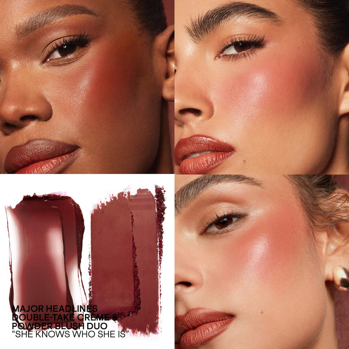 PATRICK TA - Mini Major Headlines Double-Take Crème & Powder Blush Duo tono- she Knows Who She Is
