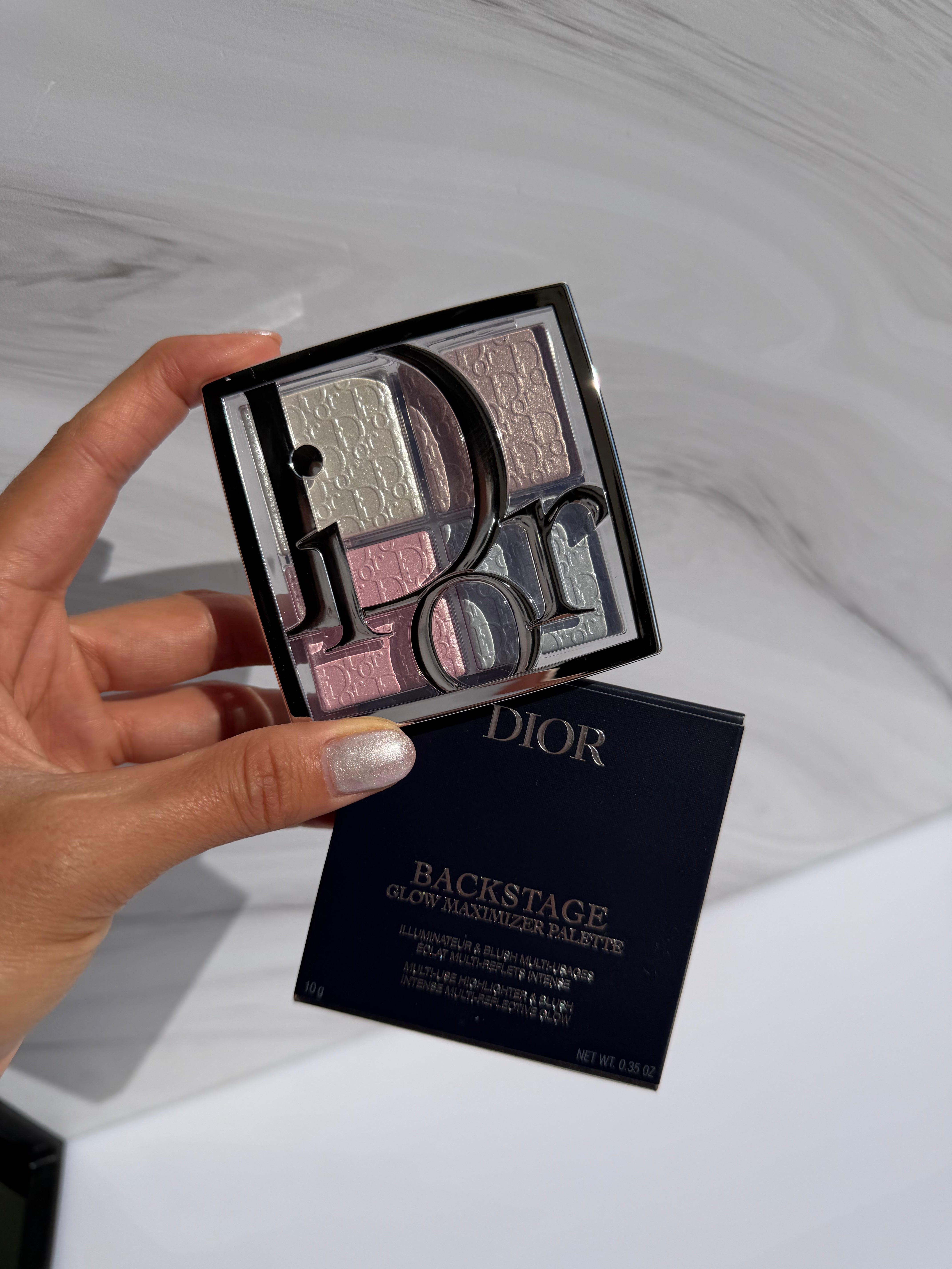 DIOR Backstage Glow Maximizer Face Palette 002 Frosted Opal Glow