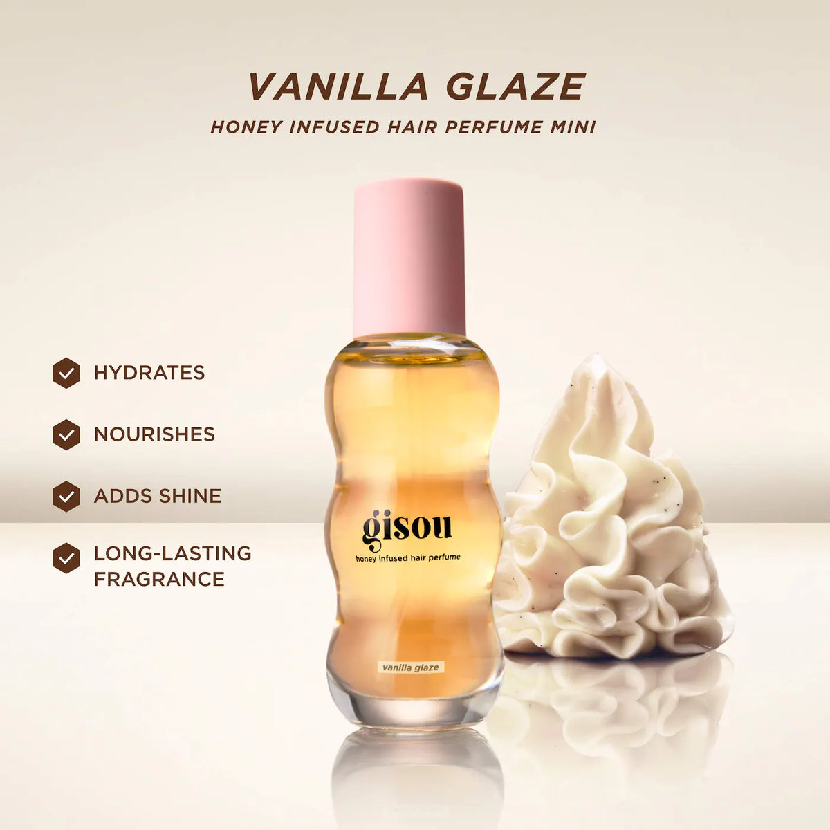 Gisou-Mini Honey Infused Hair Perfume in Vanilla Glaze