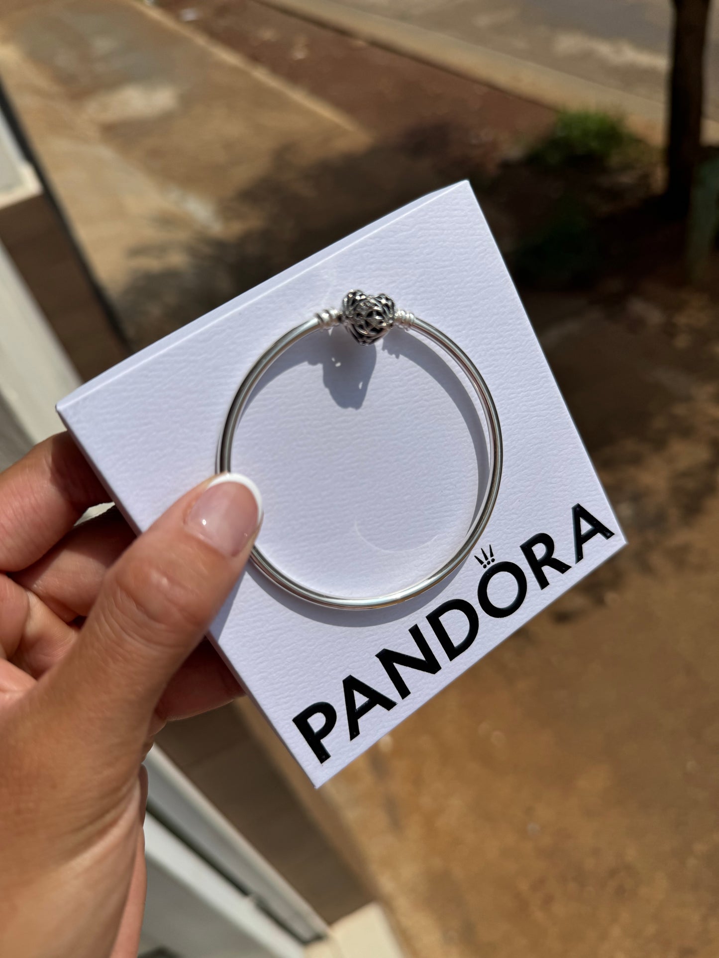 Brazalete Rígido PANDORA Plata 18cm- 19cm