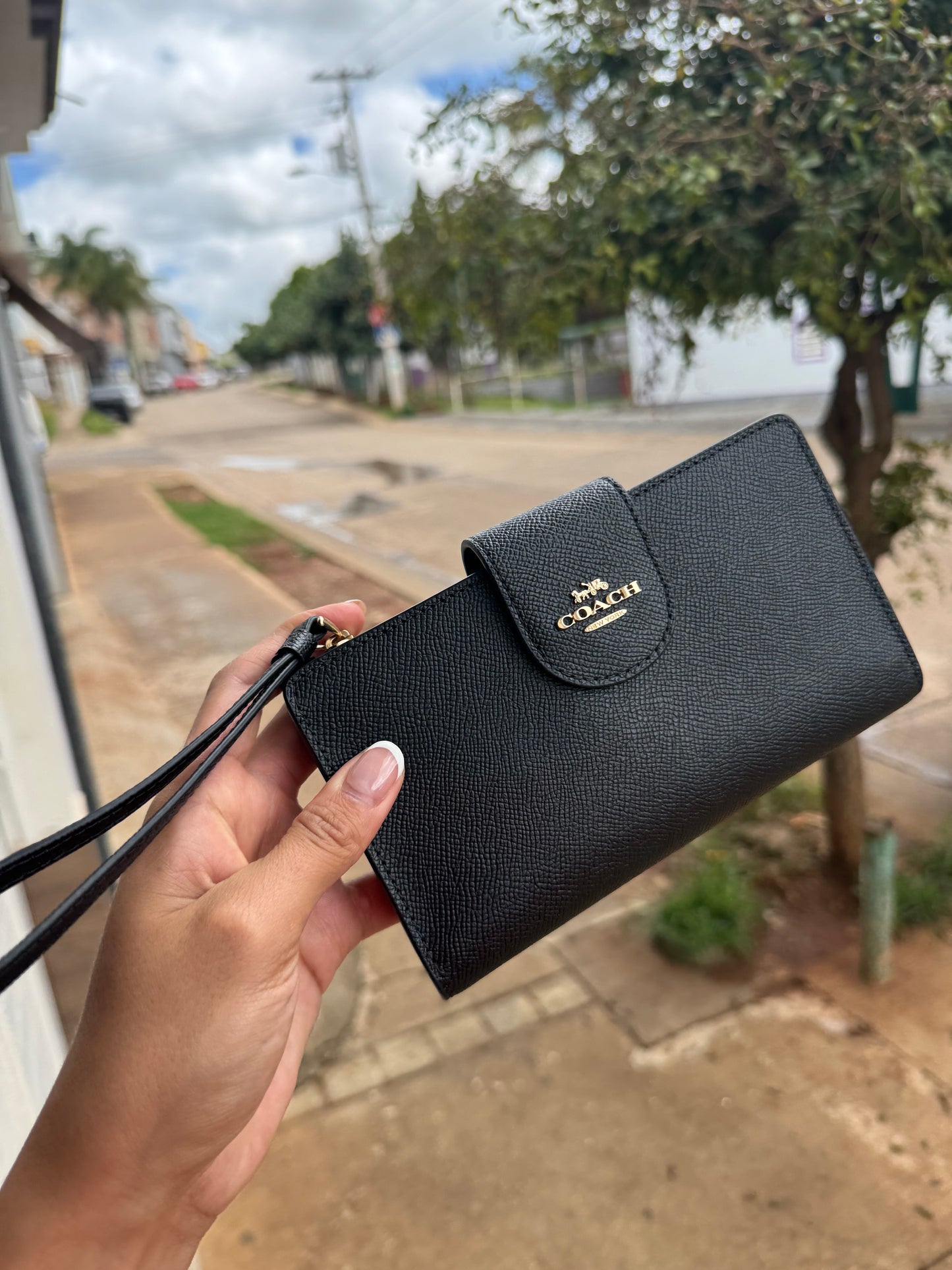 Phone Wallet COACH Black