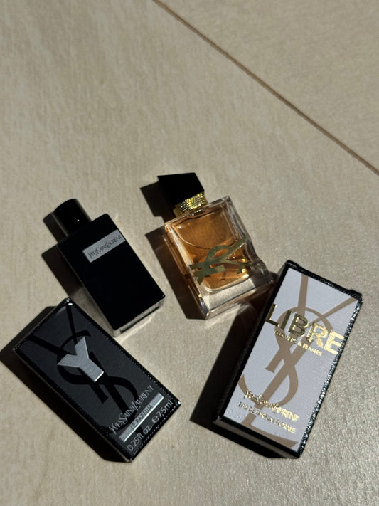 MINI Yves Saint Laurent Libre Flowers & Flames Eau de Parfum Spray with Coco- Palm Tree Flower & Lily Floweri