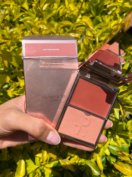 Double Take Crème & Powder Blush Patrick Ta SHE’S BLUSHING