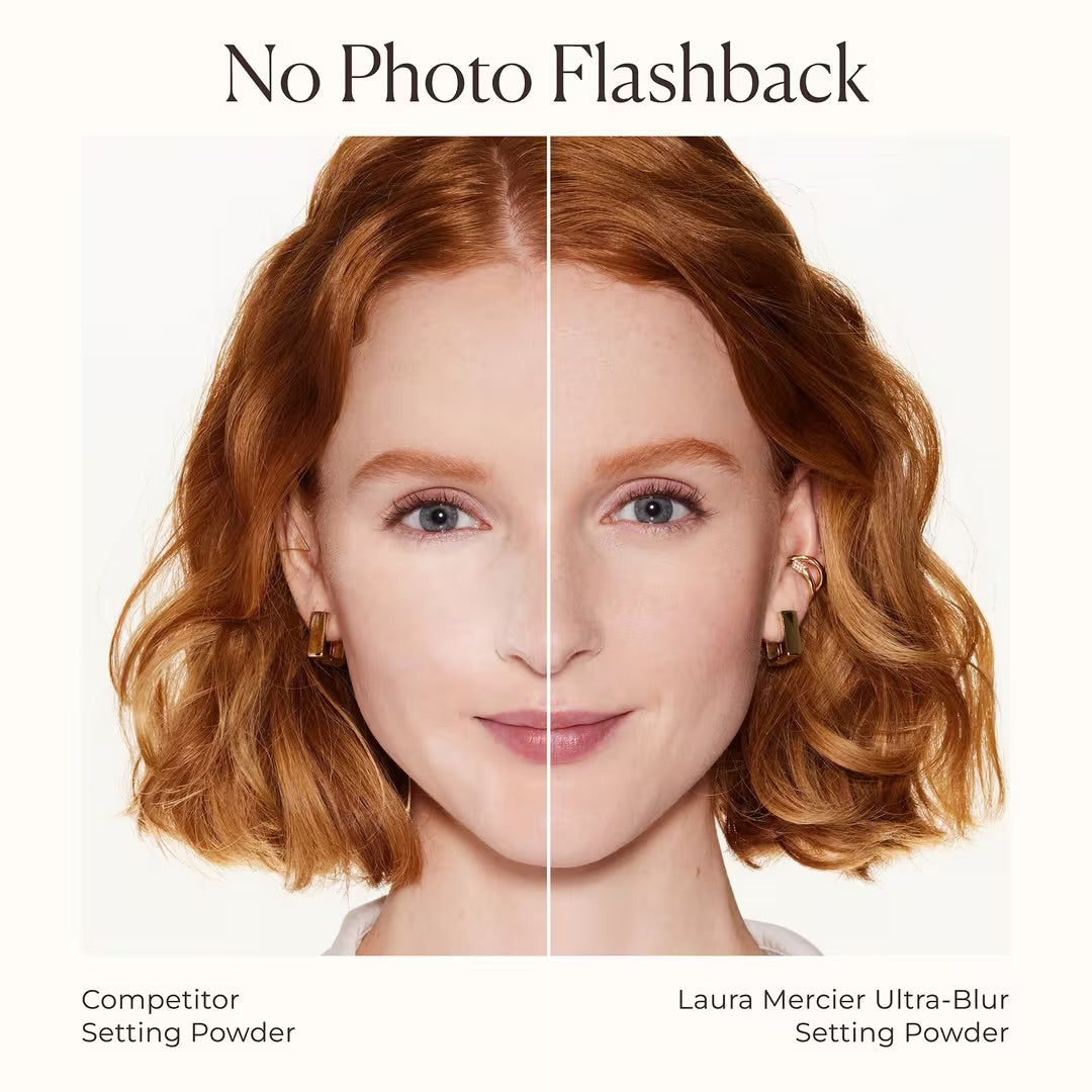 Indulgent Icons Translucent Loose Setting Powder ULTRA-BLUR & Velour Puff Set- Laura Mercier 20gr