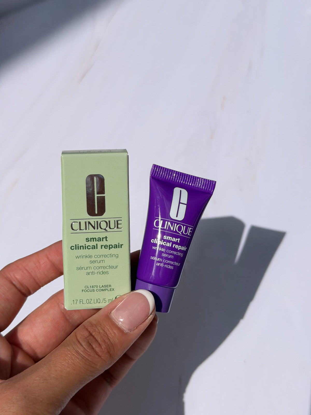 CLINIQUE- MINI Smart Clinical Repair™ Wrinkle Correcting Anti-Aging Eye Cream with Peptides 5ml