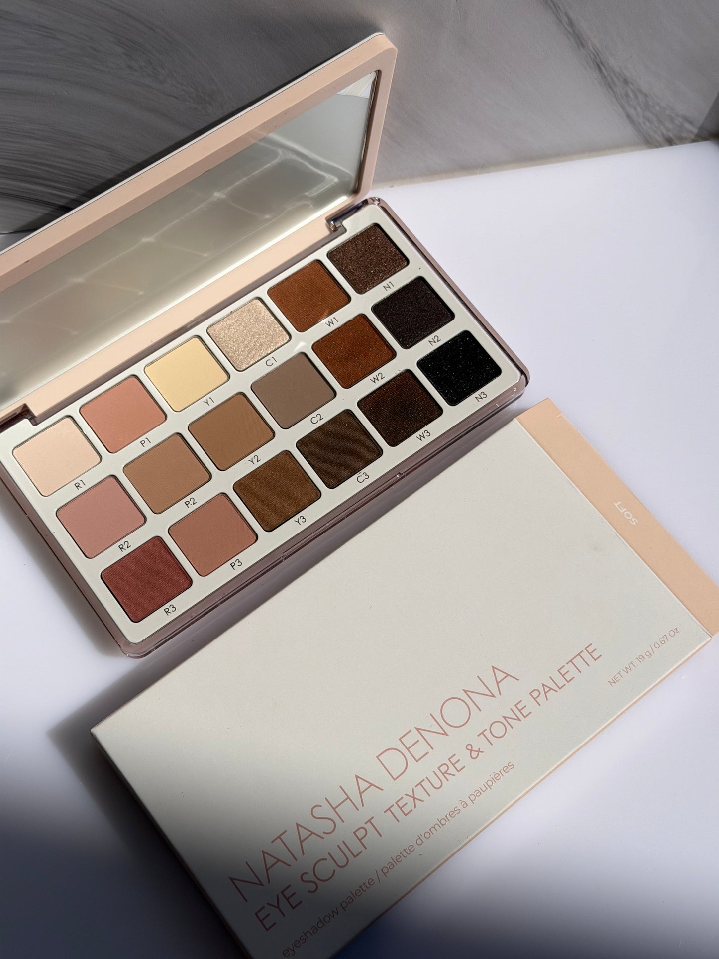 NATASHA DENONA Eye Sculpt Texture & Tone Eyeshadow Palette- SOFT