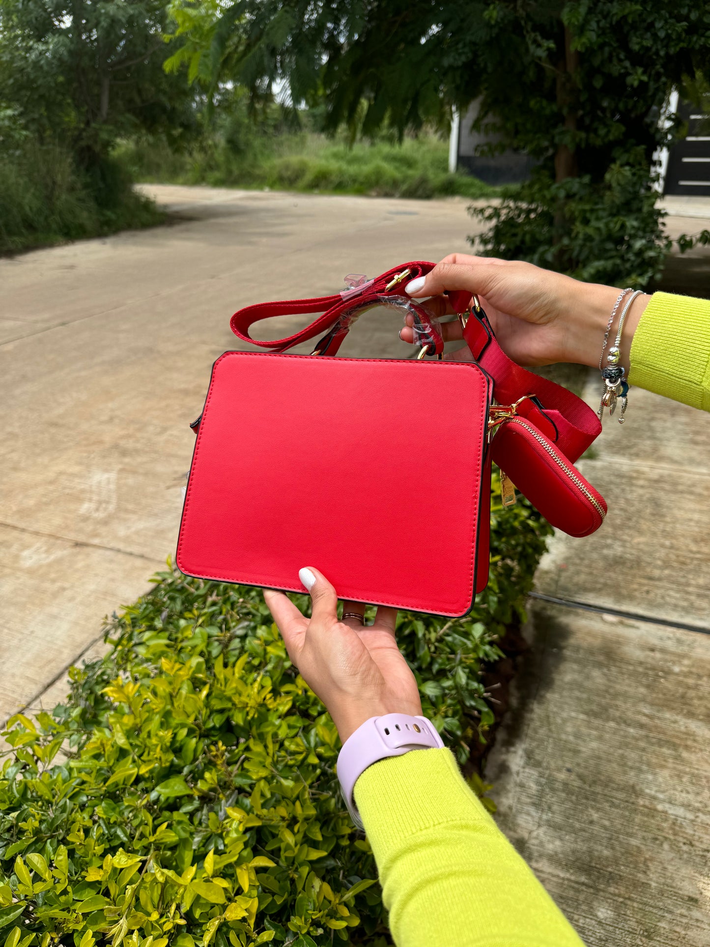 Evelyn Bag Steven Madden Roja