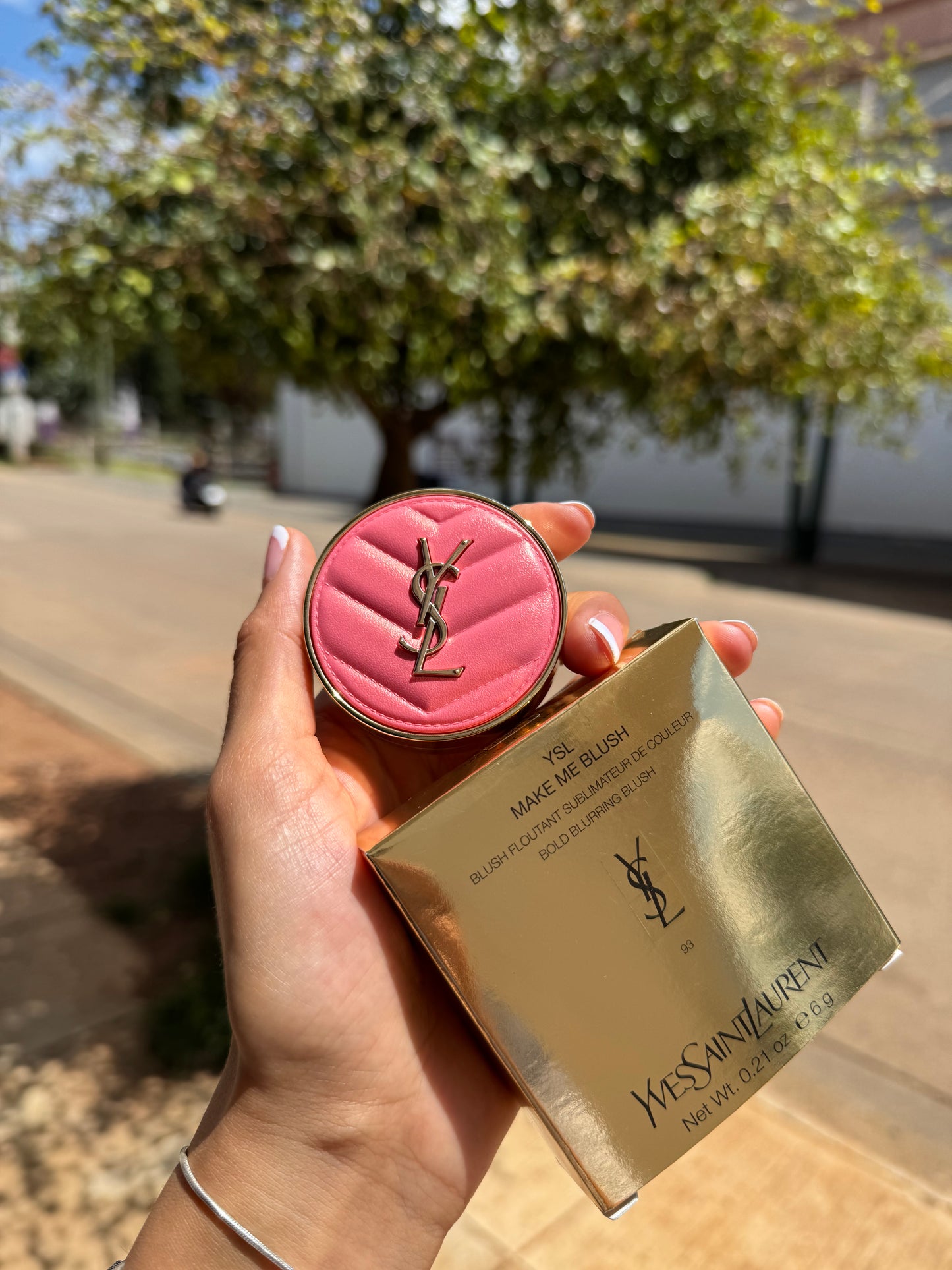 Yves Saint Laurent Make Me Blush 24H Buildable Powder Blush tono-  93 Restless Rose YSL