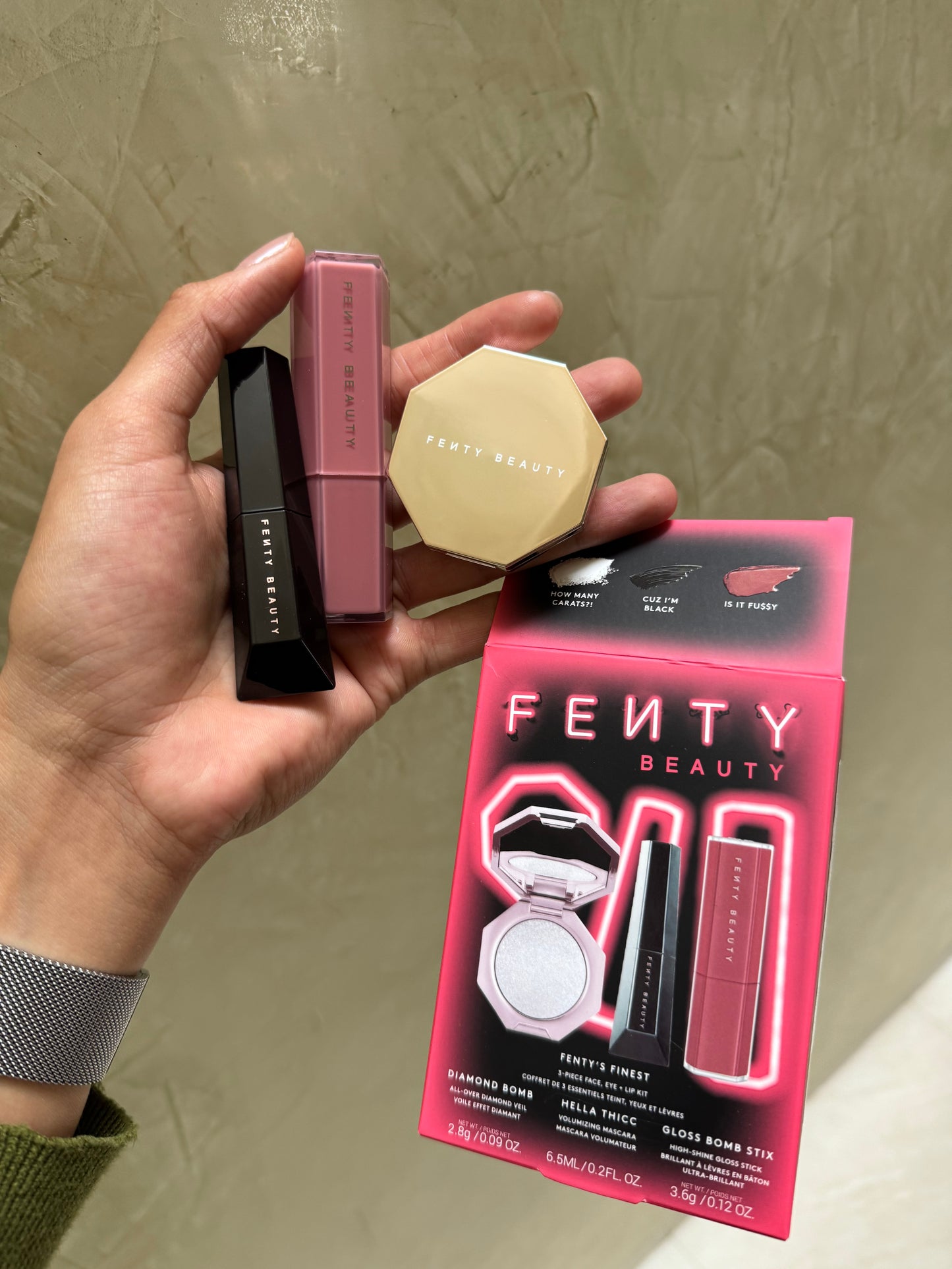Fenty Beauty by Rihanna Fenty's Finest 3-Piece Face, Eye + Lip Kit