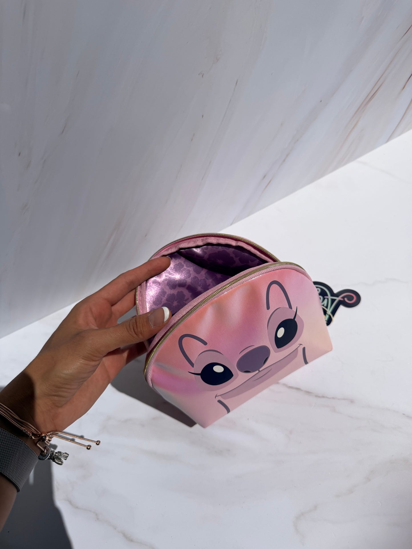 Cosmetiquera Angel de Stitch X Spectrum