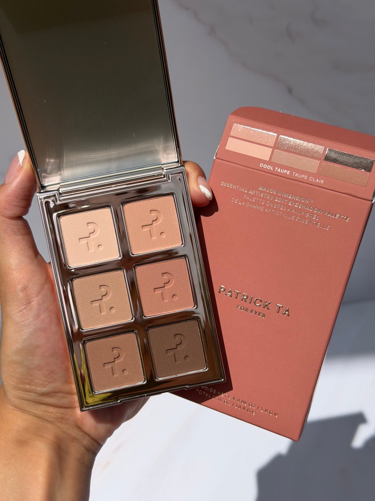 Major Dimension Essential Artistry Edit Eyeshadow Palette COOL TAUPE - Patrick Ta