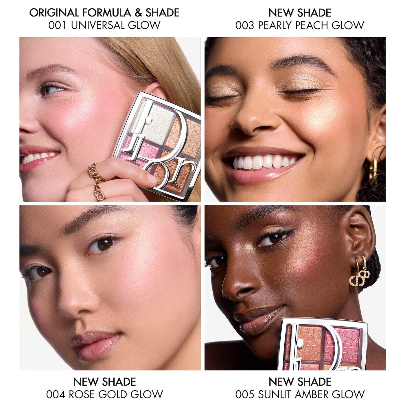 DIOR GLOW FACE PALETTE 2個セット DIOR Backstage Glow Maximizer Face Palette 002 Frosted Opal Glow