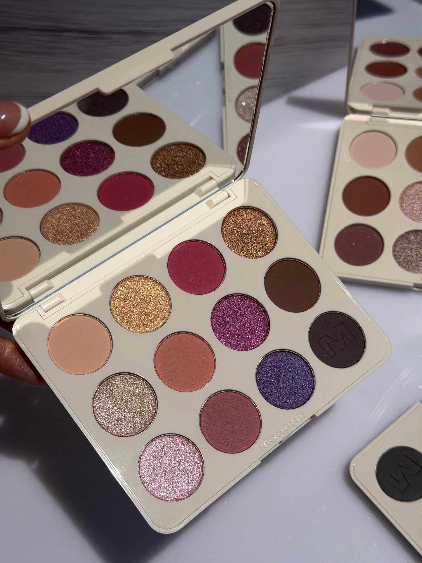 Morphe ChromaPlus 12-Pan Eyeshadow Palette- Electric Currant