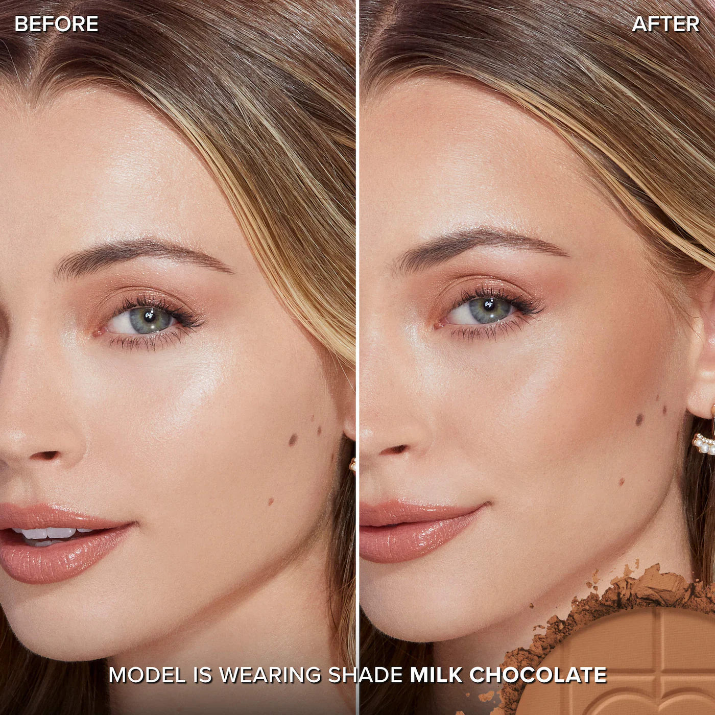 Too Faced-Chocolate Soleil Matte Blurring Bronzer- MILK CHOCOLATE