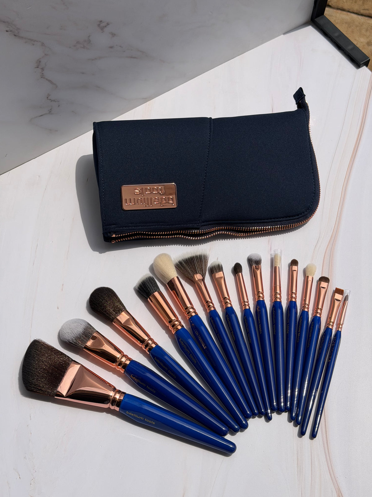Bdellium Tools- Golden Triangle Complette Brush Set Phase III