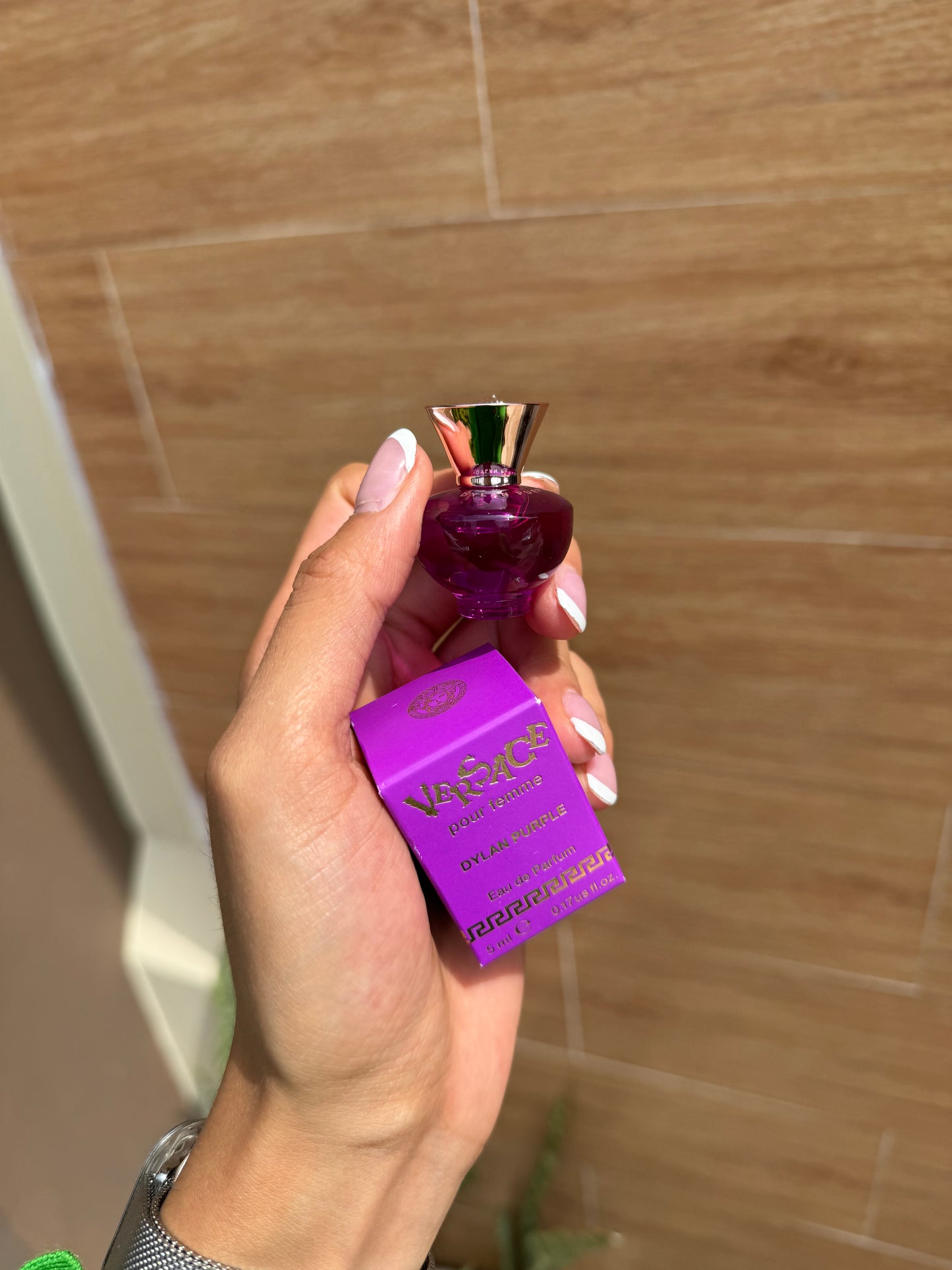 Mini EDP Dylan Purple VERSACE 5ml SIN CAJA