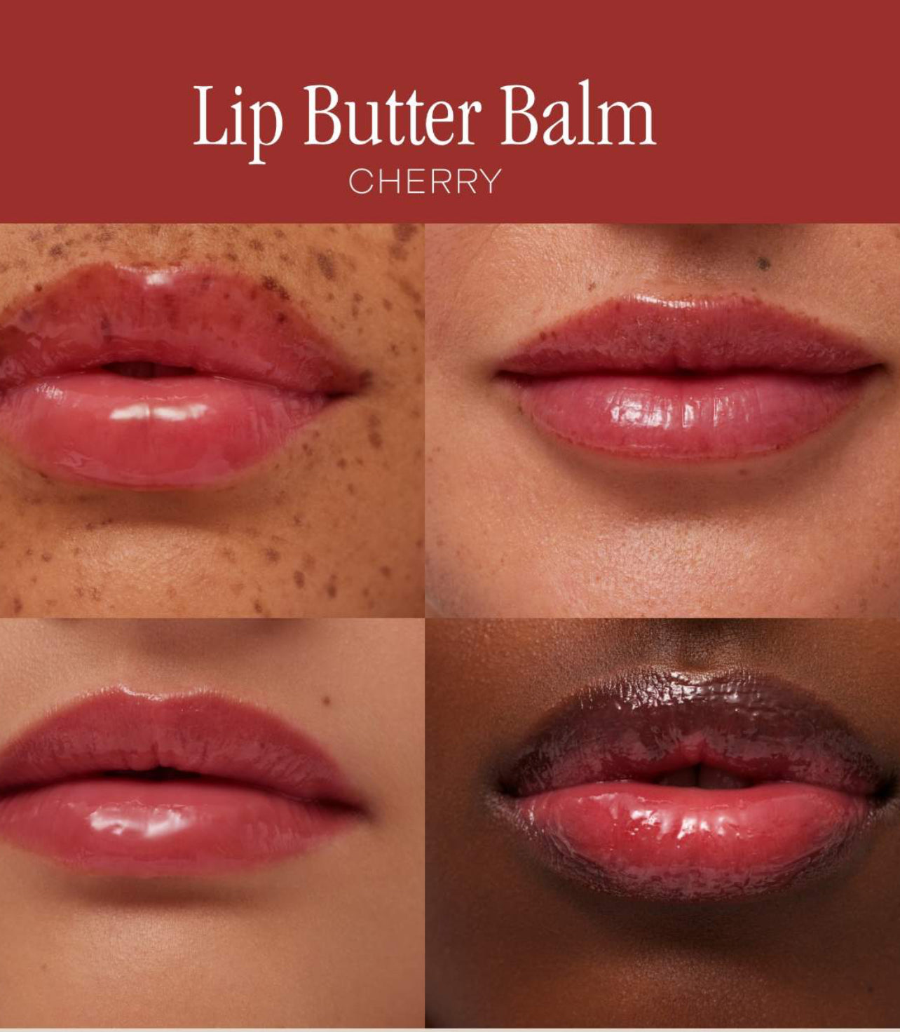 Lip Butter Balm for Hydration & Shine- Summer Fridays- CHERRY