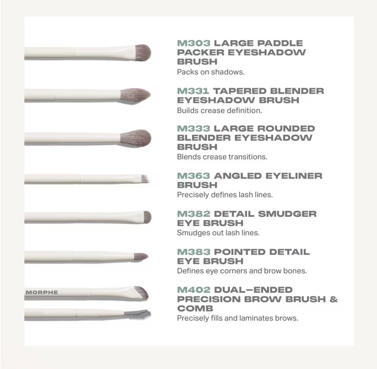 Morphe-Eye Want It All 7-Piece Eye Brush Set