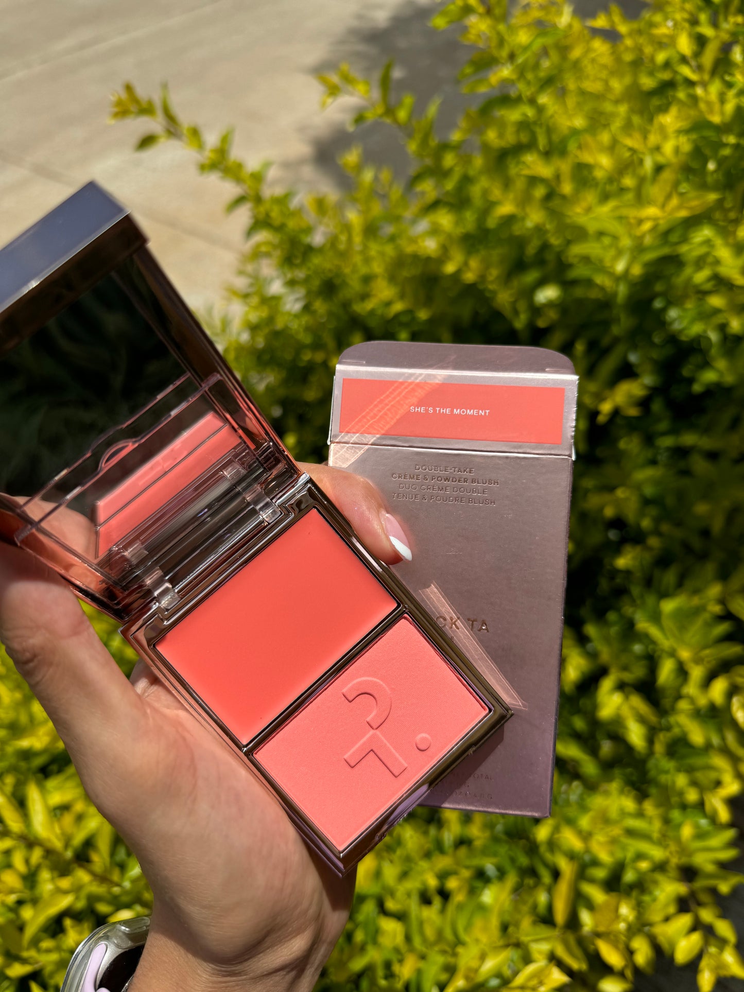 Double Take Crème & Powder Blush Patrick Ta SHE’S THE MOMENT