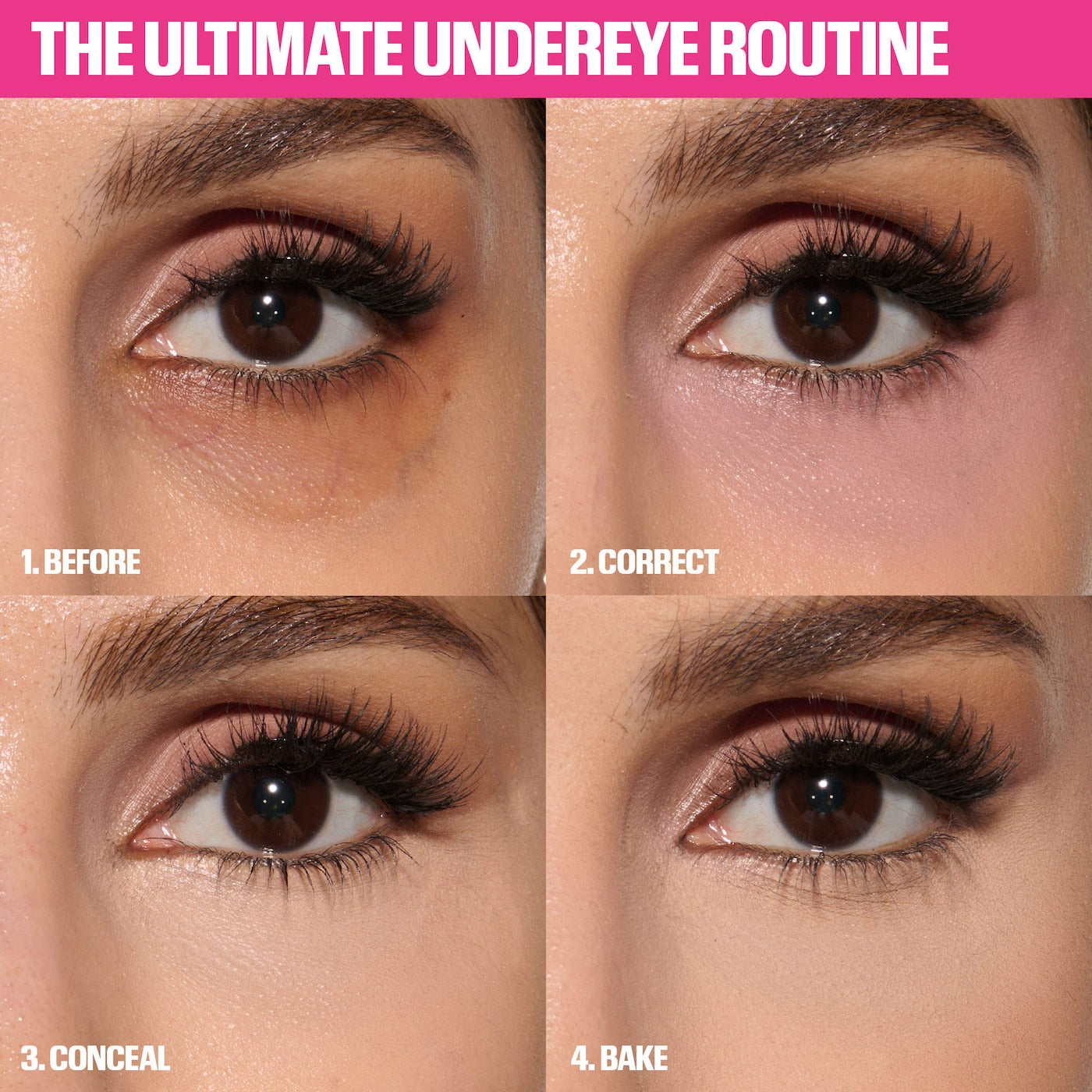 HUDA BEAUTY Easy Bake Loose Powder Brightening + Correcting Duo Tonos- Cherry Blossom Cake- Peach Pie