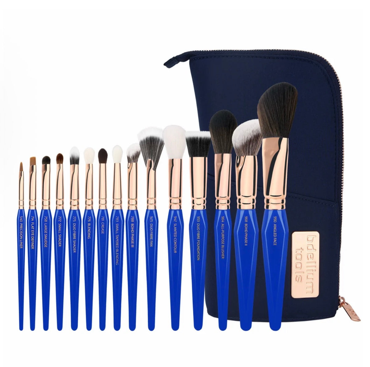 Bdellium Tools- Golden Triangle Complette Brush Set Phase III