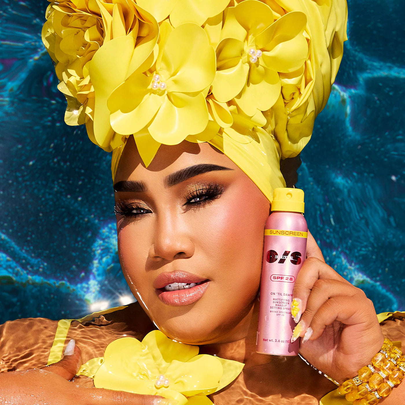 ONE/SIZE by Patrick Starrr Mini On 'Til Dawn Mattifying Sunscreen Makeup Setting Spray SPF 28