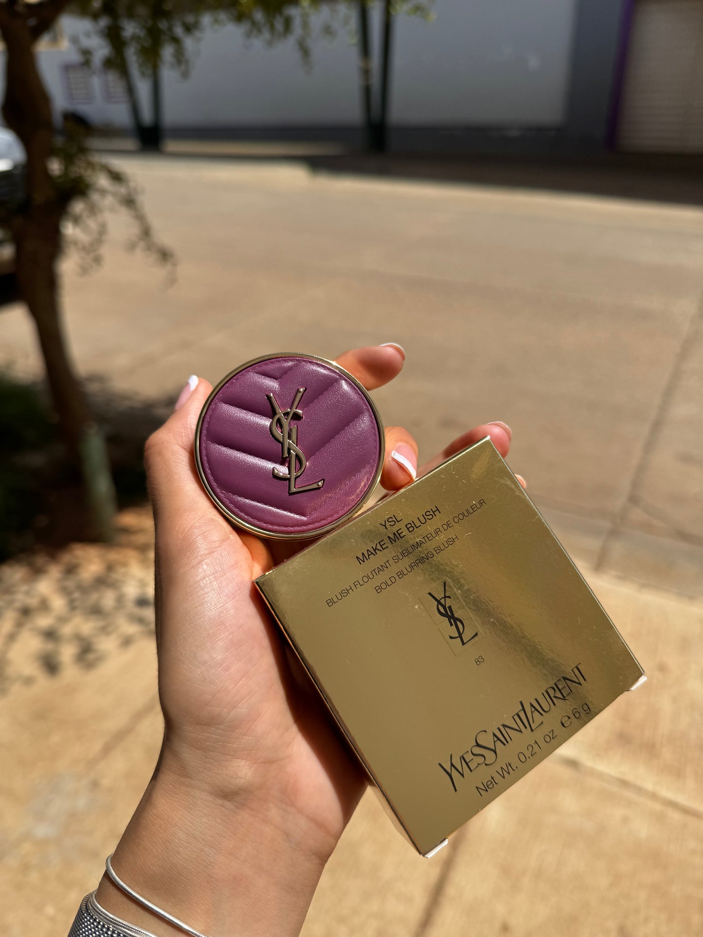 Yves Saint Laurent Make Me Blush 24H Buildable Powder Blush tono-  83 Spicy Berry YSL