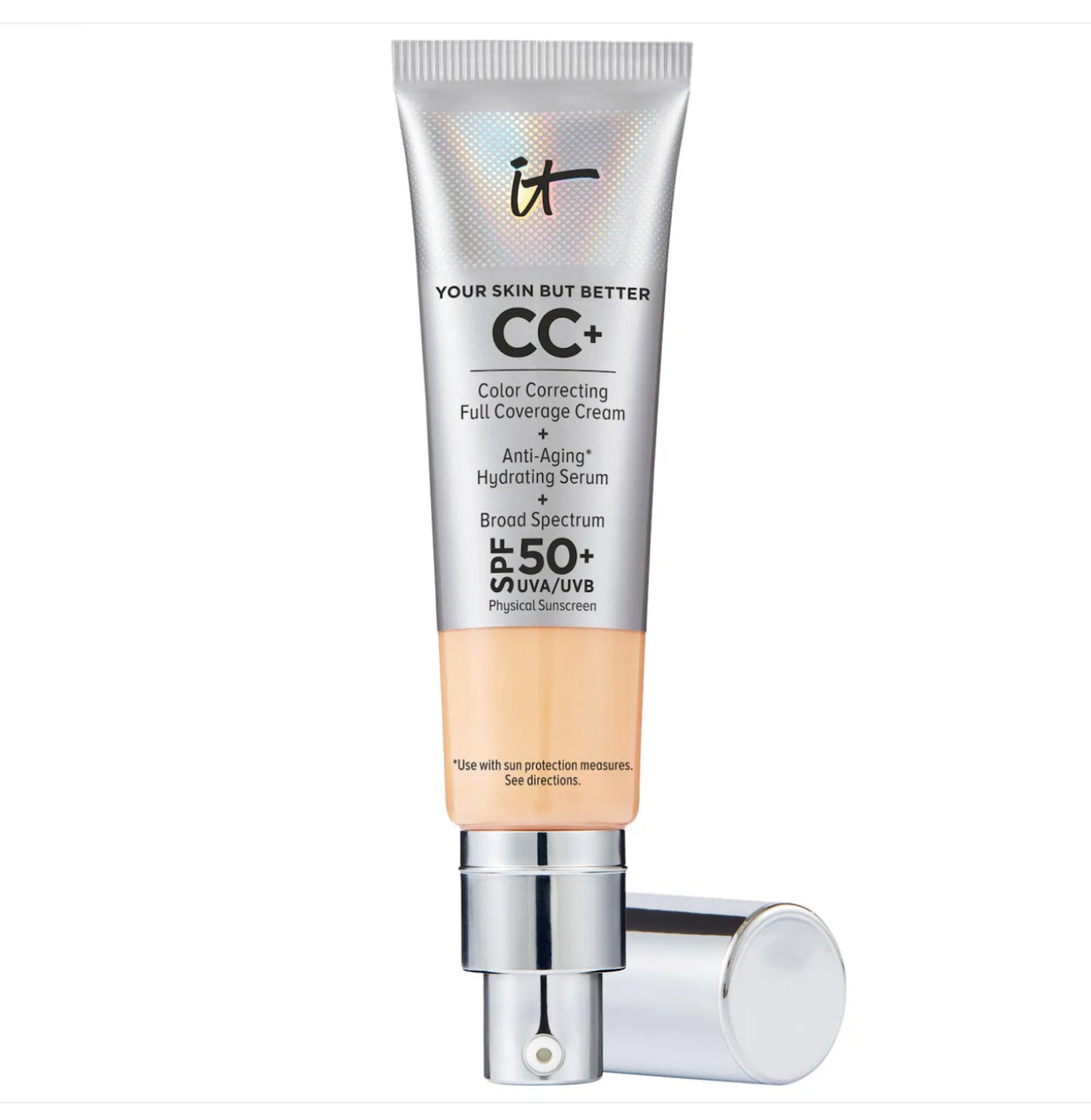 CC+ Cream Full Coverage Color Correcting Foundation with SPF 50+ - Light Medium