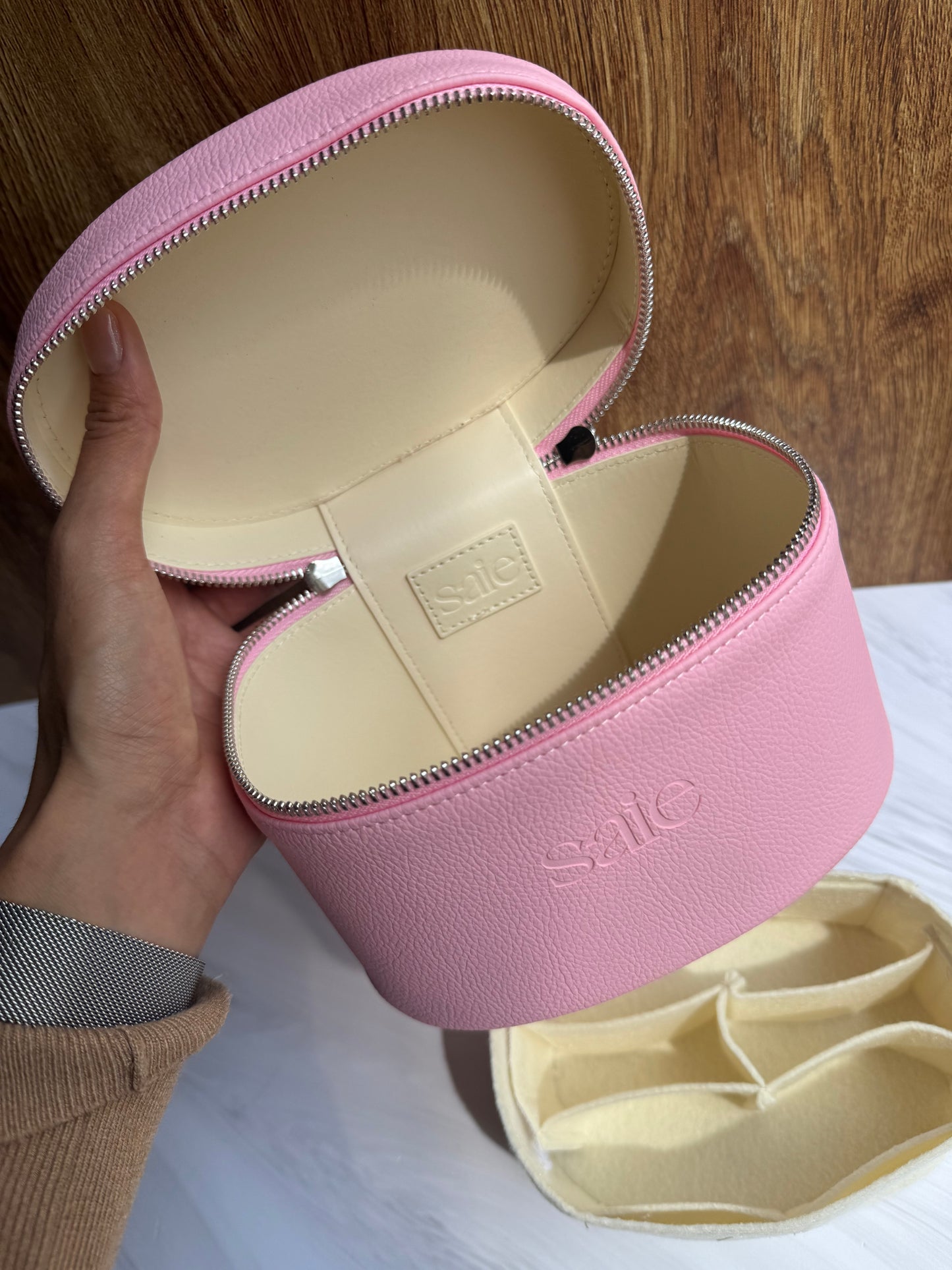 The Mini Vanity Case - Saie / Neceser Mini Baby Pink