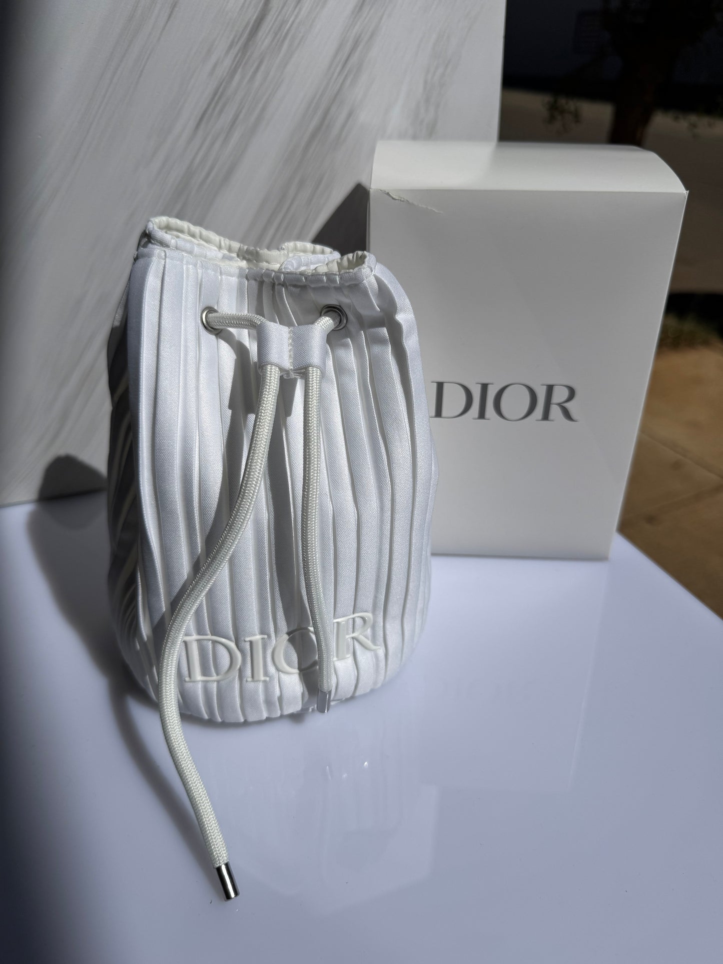 Pouch Dior Blanco