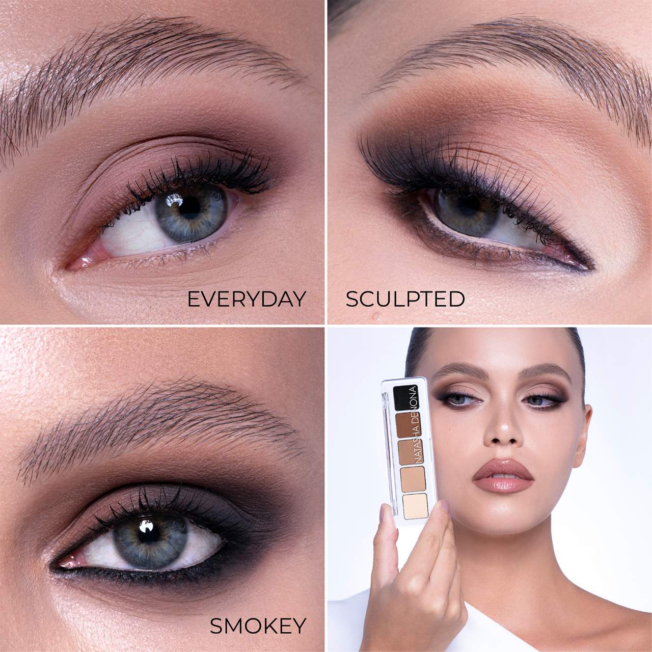 NATASHA DENONA-Mini Eye Sculpt Eyeshadow Palette-NEUTRAL