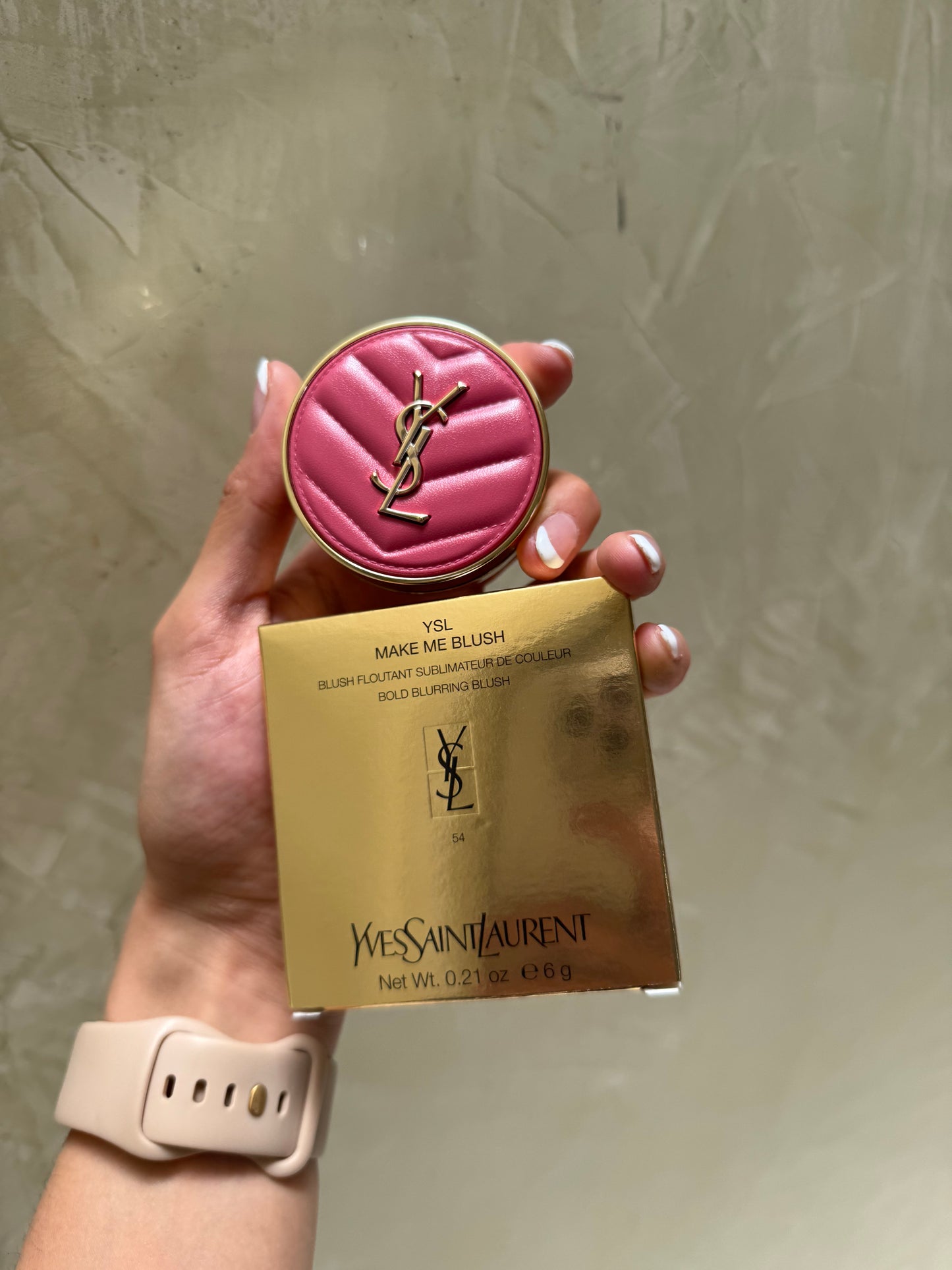 Yves Saint Laurent Make Me Blush 24H Buildable Powder Blush Tono- 54 BERRY BANG